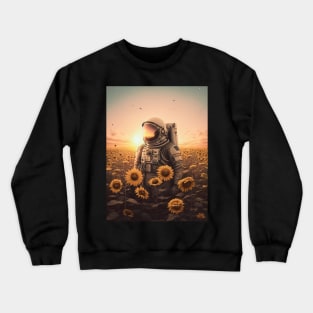 Planet of Sunflower Crewneck Sweatshirt